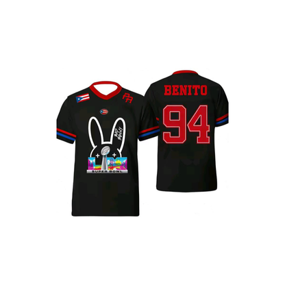 Camiseta Edición Limitada – ¡Fútbol Americano y Show en un Diseño Único! 🐰🏈